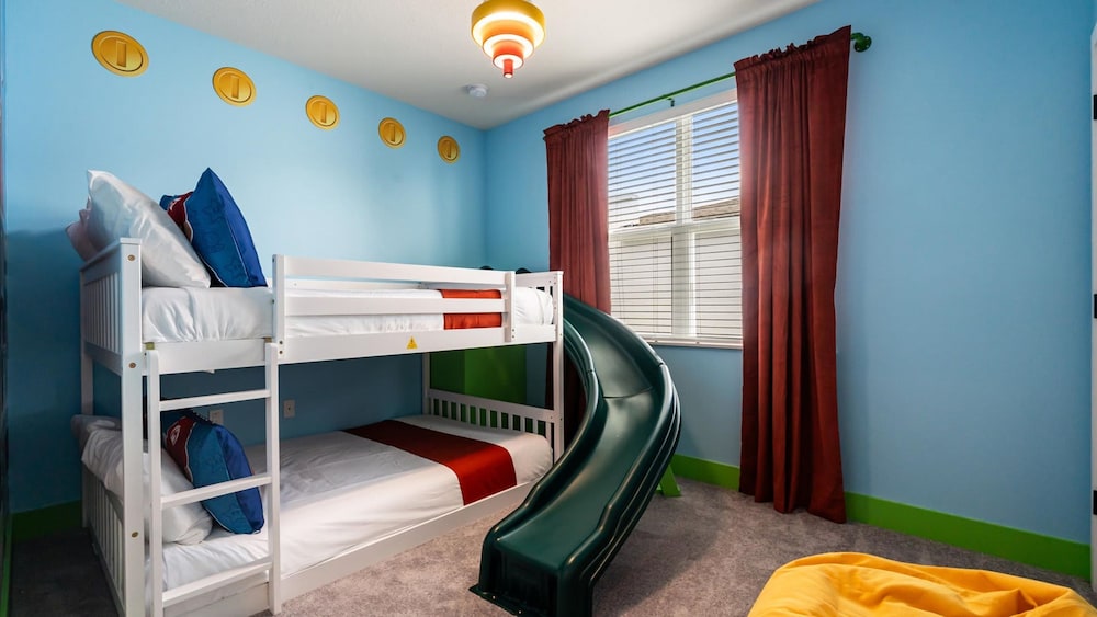 Contemporary 4BR Townhome With Pool Themed Rooms