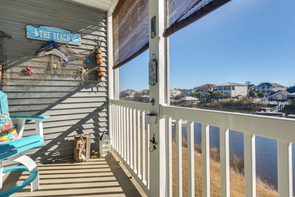 Intracoastal Waterway View: Little River Retreat!