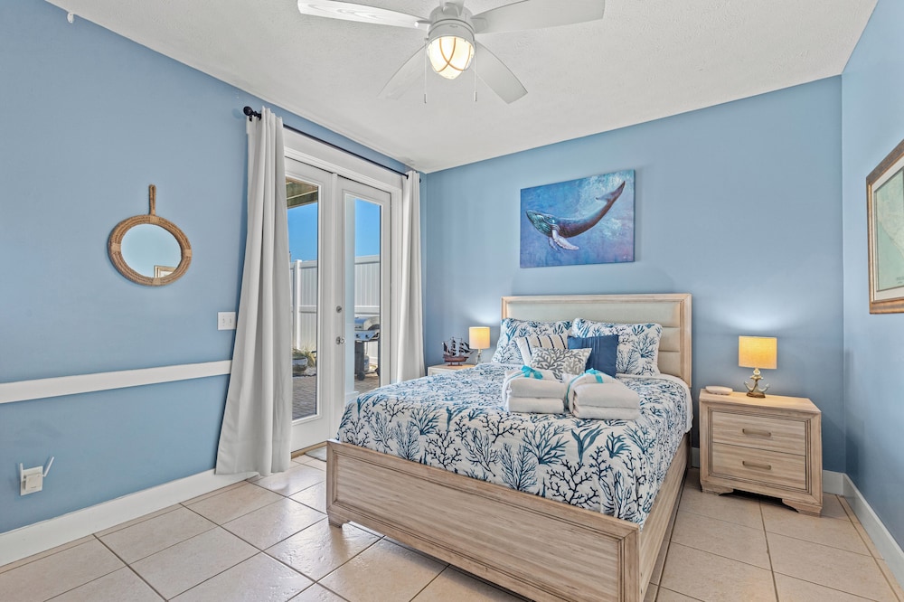Seafoam Beautiful 3BR Home With Heated Private Pool - 4 Min Walk to Beach!