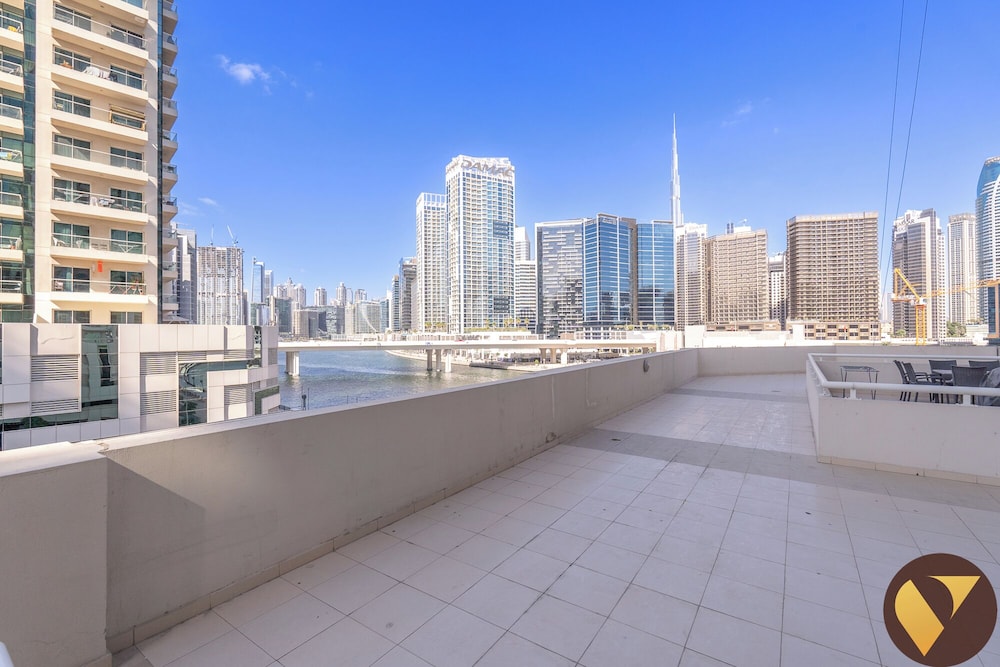 Canal & Partial Burj View Mayfair Tower
