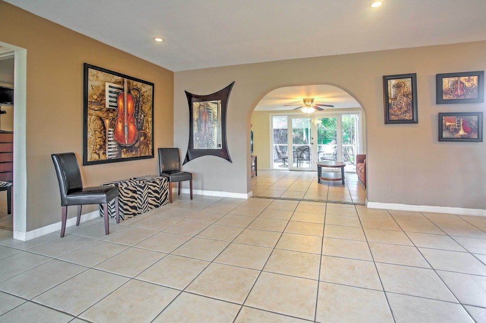 Tropical Cape Coral Home w/ Private Dock on Canal!