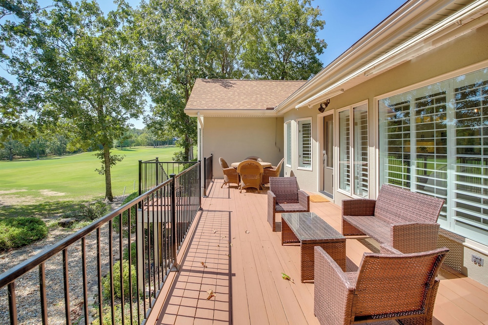 Golf Course View: Elegant Hot Springs Village Home