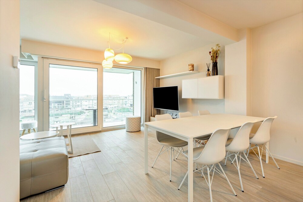 Flat in Blankenberge by Marina and Beach