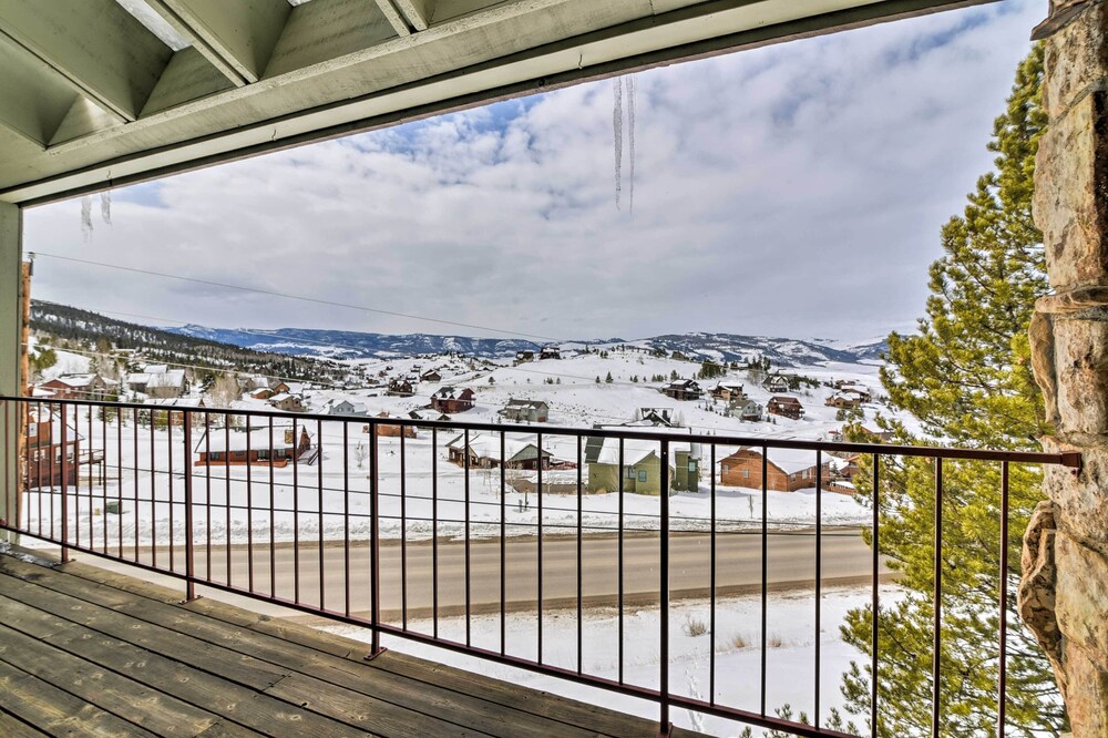Balcony & Ski Slope Views: Idyllic Granby Condo! view 4