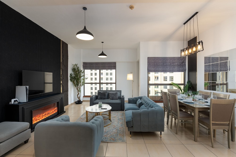 Cozy 3BR Space at JBR Beach Nearby