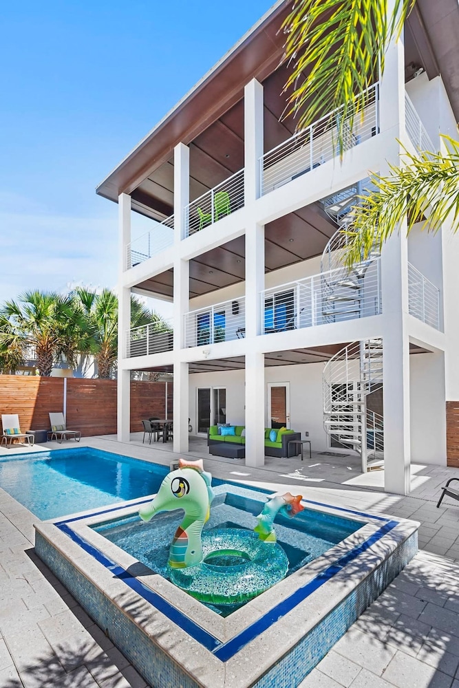 Ocean Vista Beach House Pool Spa Steps To Sand