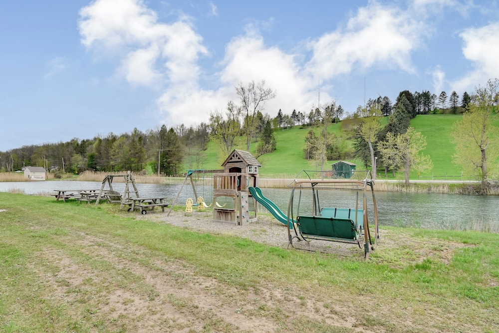 Fishing Pond & Spacious Yard: Quiet Home in Sodus!