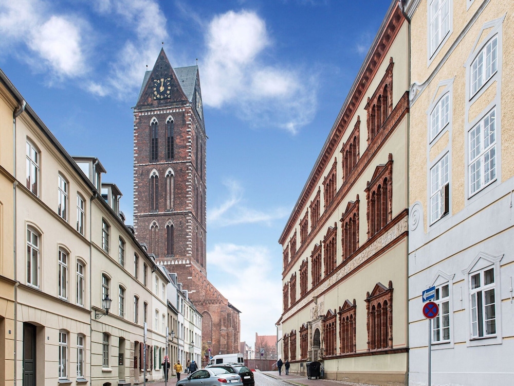 Comfortable Apartment in Wismar Mecklenburg With Fireplace