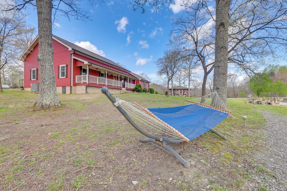 Fire Pit + Game Room: Lakefront Escape in Trenton!