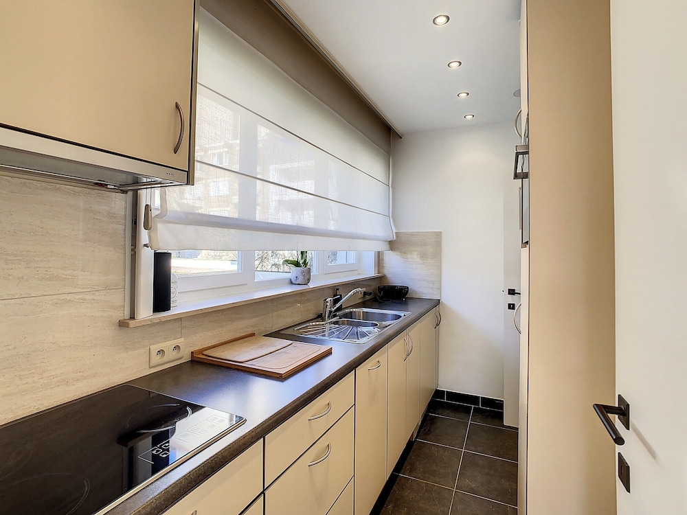 Apartment by the Seawall in Belgium