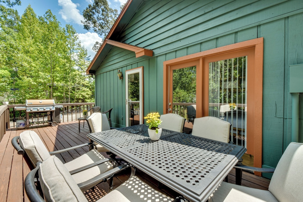Dock & Hot Tub at Fair Play Hideaway!