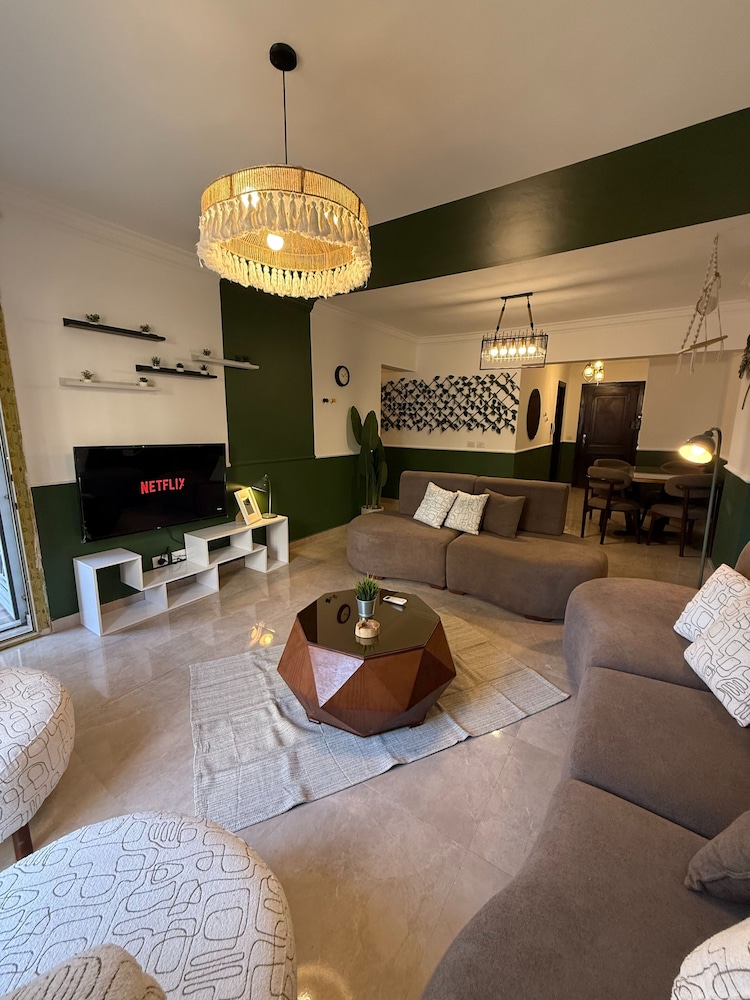 Unique 3-bedroom Apartment in First Al Sheikh Zayed, Cairo
