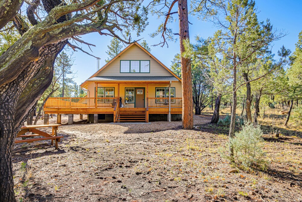 Pet-friendly Blue Ridge Cabin: Wraparound Deck!