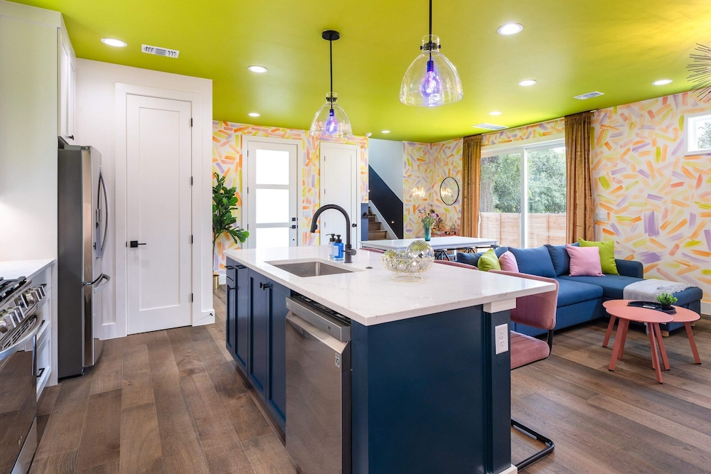 Stylish Eastside Getaway w Backyard, Firepit & BBQ