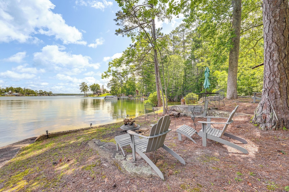 Dock + Stunning Views: Forested Lake Martin Cabin!