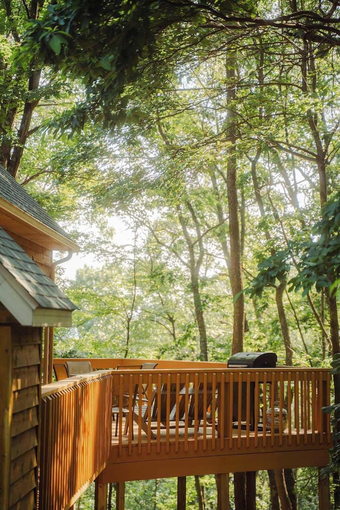 Cheerful Two Bdrm Cabin With Hot Tub & Pet Friendly