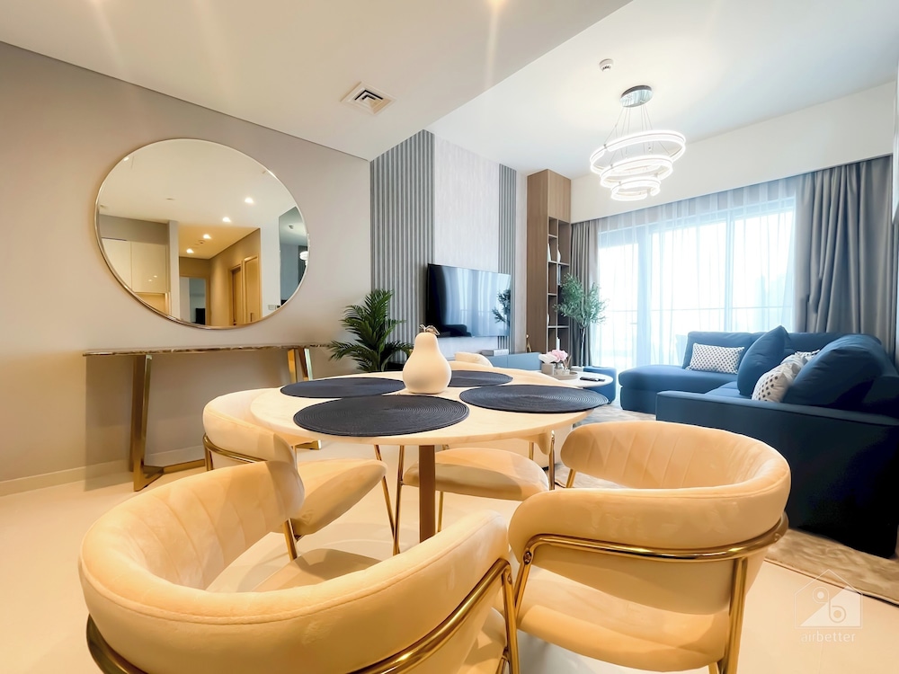 Extreme Luxury Burj Royal Balcony and Downtown View