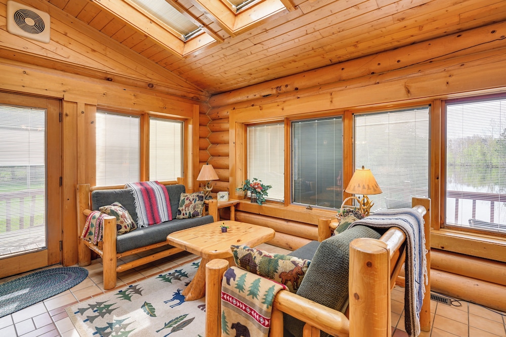 Spacious Sterling Cabin: Game Room, Private Pond! view 5