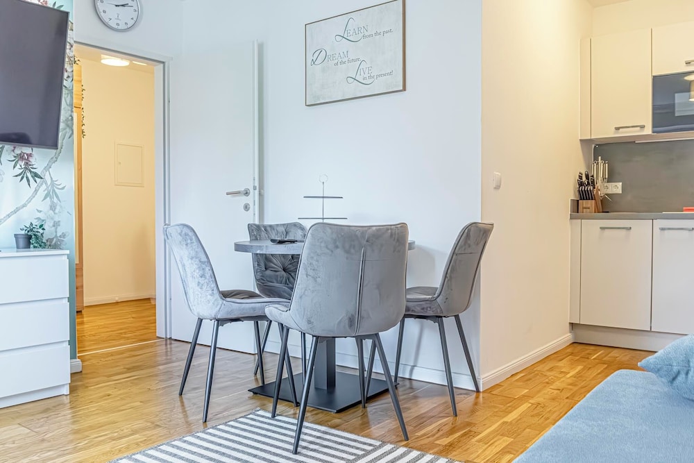 Cozy 1BR 1LR Apartment Balcony City