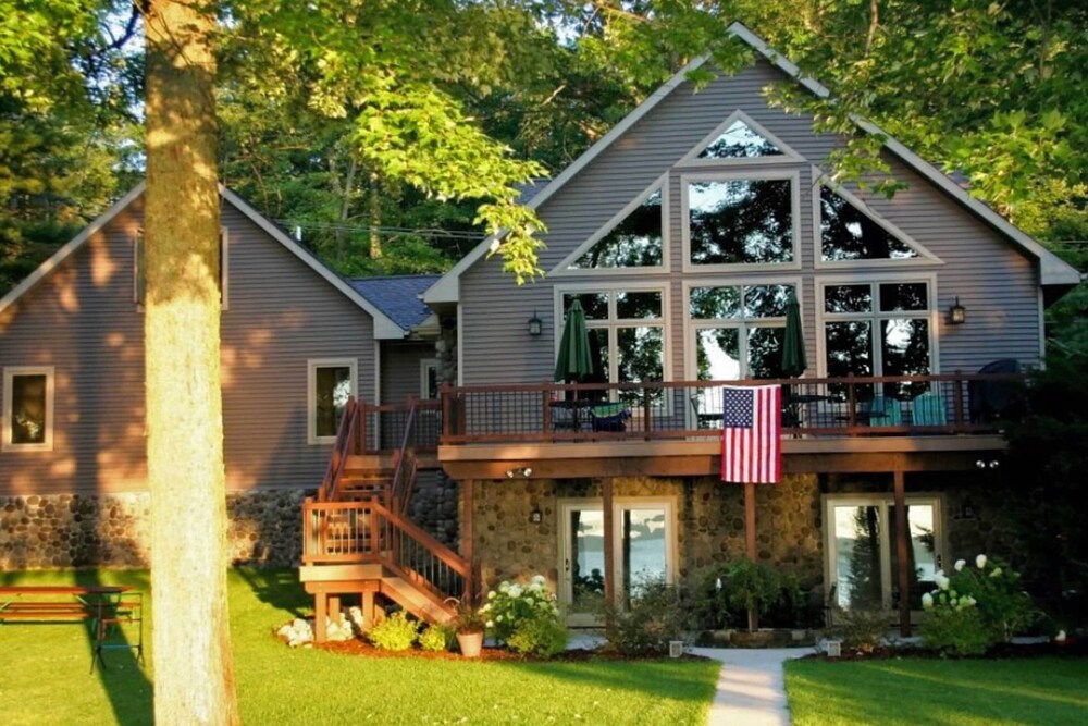 Lakefront Roscommon Home w/ Game Room & Dock! view 2
