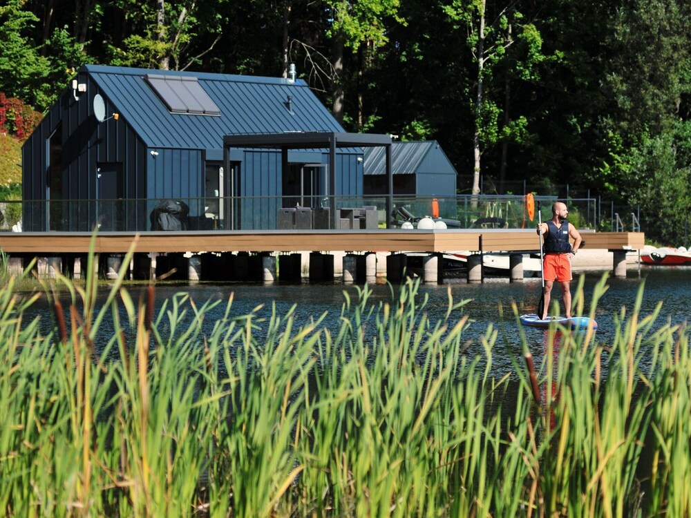 Unique Holiday Home on the Water, Bytow view 5