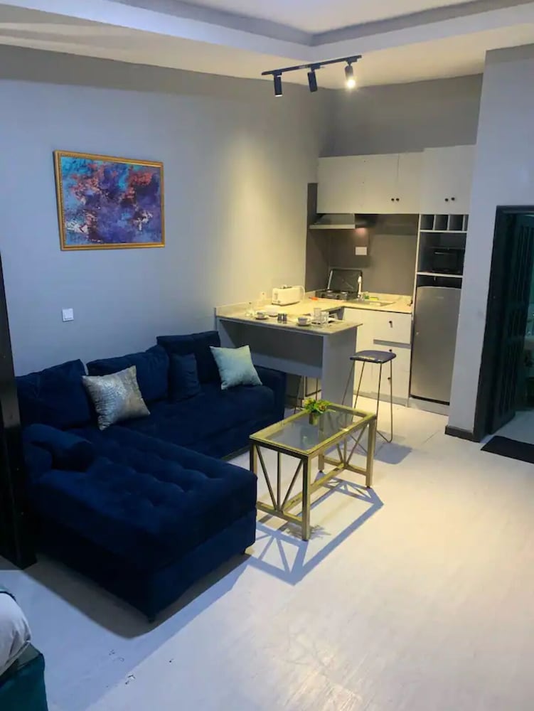 Open plan studio apartment unit view 2
