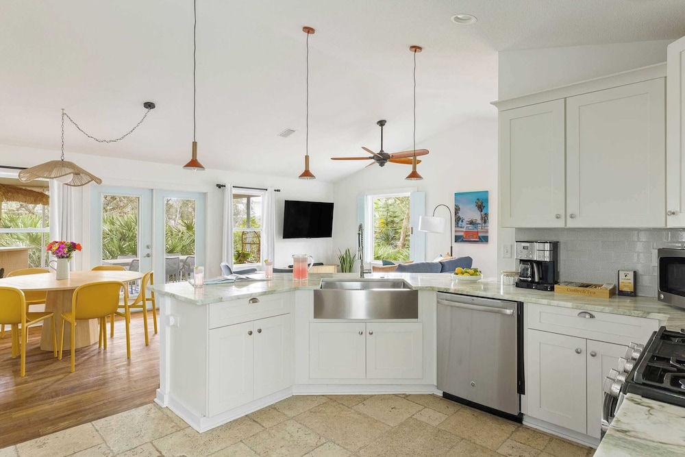 Beach Bungalow 1blck to Beach w/ Hot Tub & Game Room Haven Grove by Avantstay