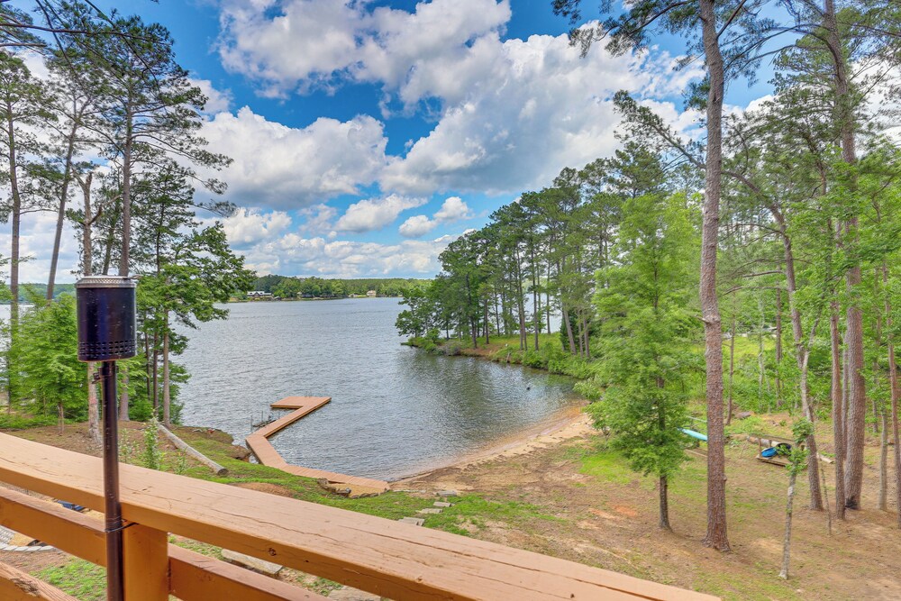 Lakefront Sparta Cabin w/ Private Beach & Dock! view 5