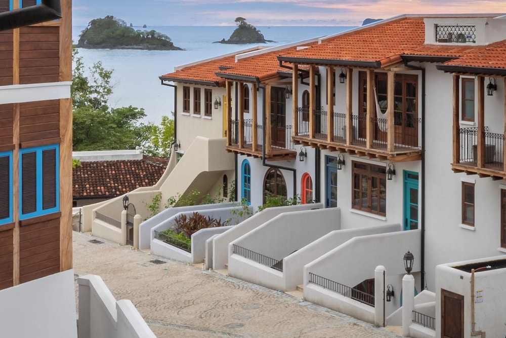 Mediterranean-Style Villa with a Private Plunge Pool, Ocean Views, and Exclusive Beach Club Access