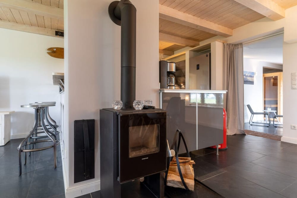 Reetgedecktes Ferienhaus in Westerhever mit Sauna