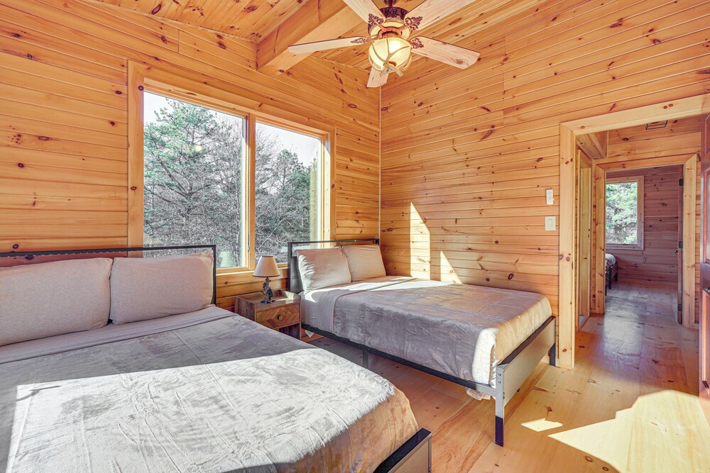 Ski, Hike & More: Spacious Log Cabin in Long Pond view 2
