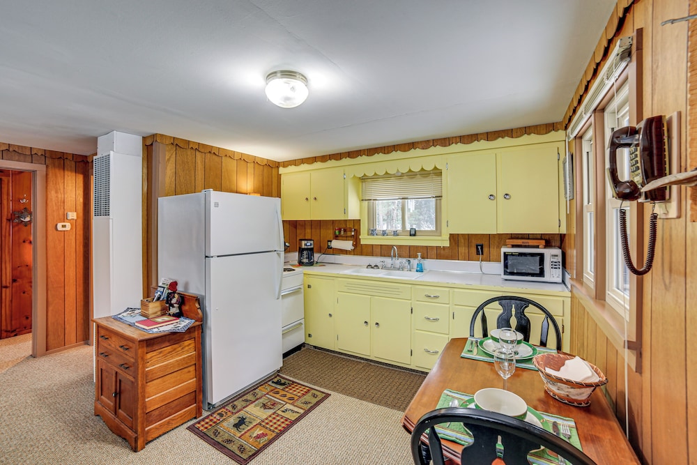 Ice Fish & Snowmobile: Riverfront Manistique Cabin