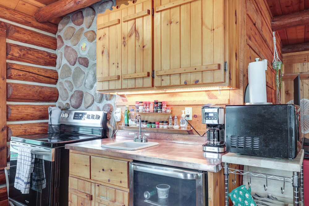 Pier & Lake-view Patio: Wisconsin Northwoods Cabin