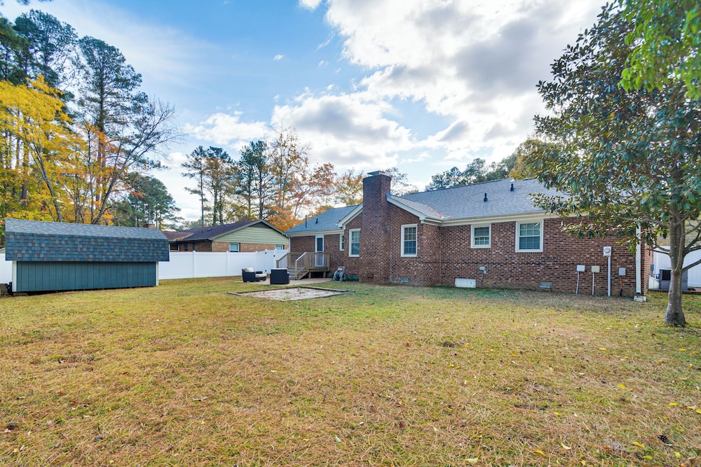 Walk to Parks & Town Square: Cary Home w/ Yard!