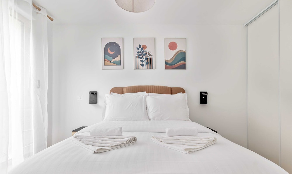 Modern Apt With Balcony -6p-proche Disney/paris