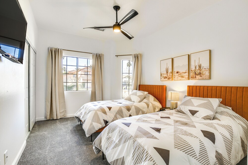 2 Mi to Coachella: Indio Oasis w/ Heated Pool