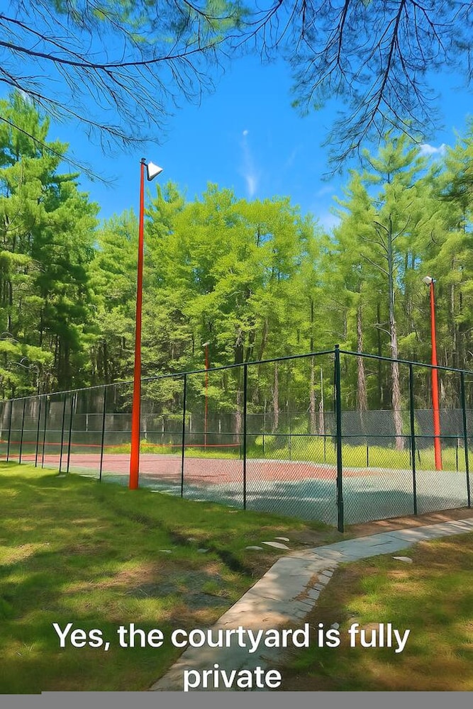 Modern Vintage Retreat W Pool Tennisball Court