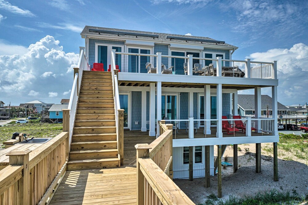 Beachfront Oasis w/ 2 Large Decks, BBQ & Views! view 4