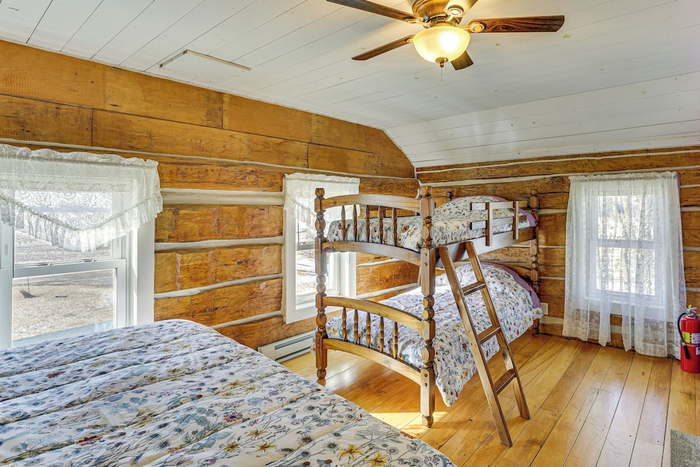 Historical Log Cabin on 80 Acres in Hartford!