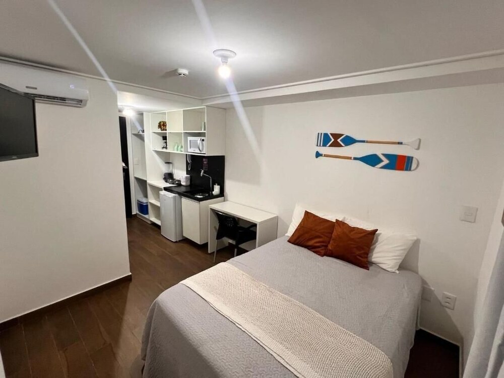 Flat 350m da praia de Tambaú - conforto