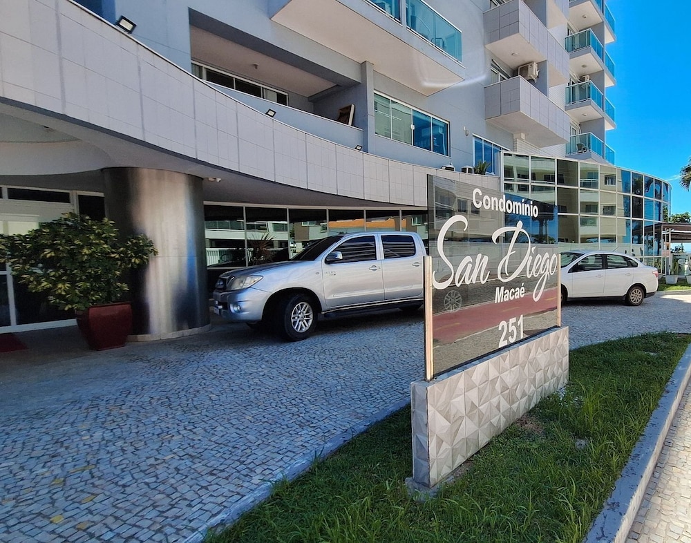 Flat pé na areia com vista internet e ar