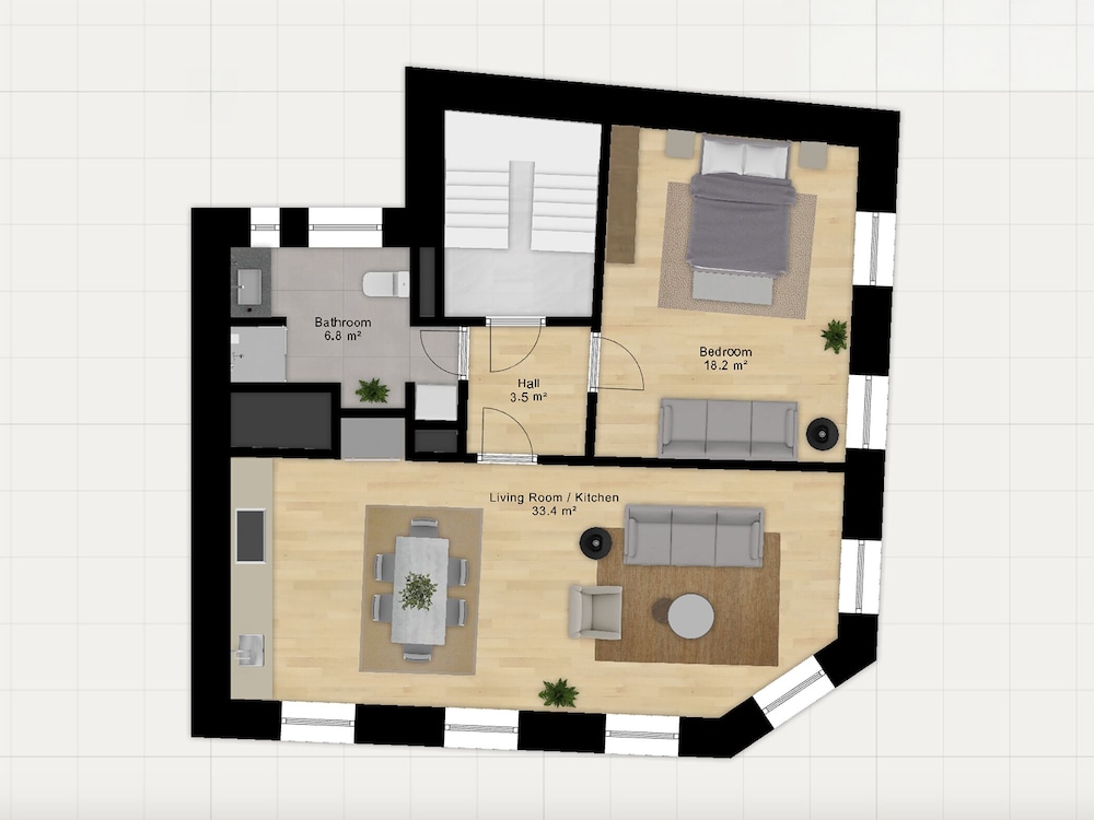 Sanders Regent - Bright 1 Bdr Apt