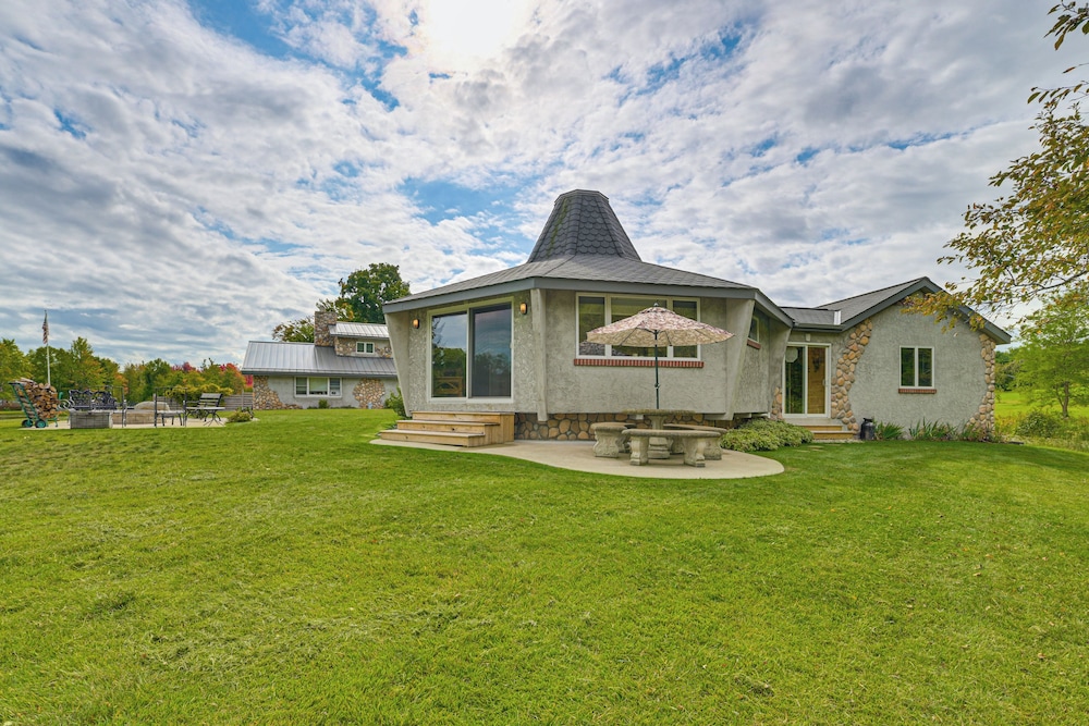 Lakefront Gem w/ Private Dock & Yard in Charlevoix