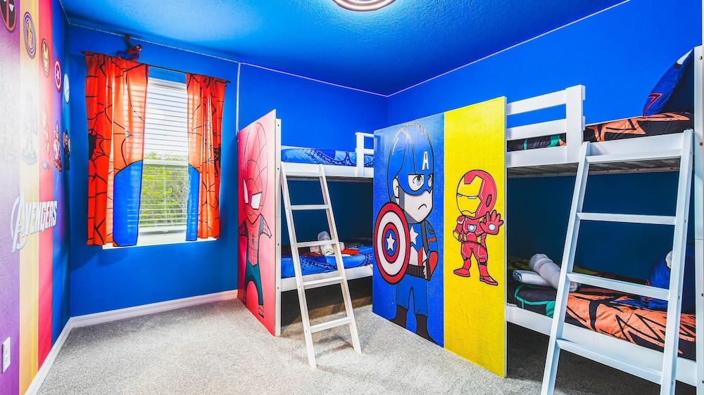 Solara Resort 7br Disney Themed Rooms Pool Spa Villa