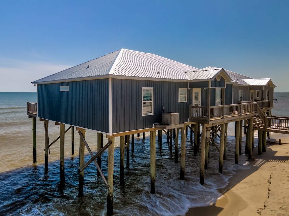 Beach Music - Gorgeous And Gulf Front! Large Deck Allows You To Stargaze With The Waves Crashing Beneath You. 4 Bedroom Home by RedAwning view 2
