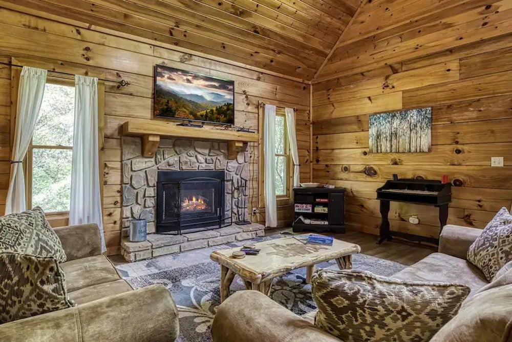 Lake Mountain Cabin w Pool Game Room Hot Tub view 3