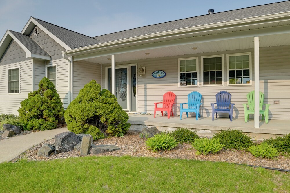 Lakefront De Tour Village Home w/ Deck & Fire Pit! view 4