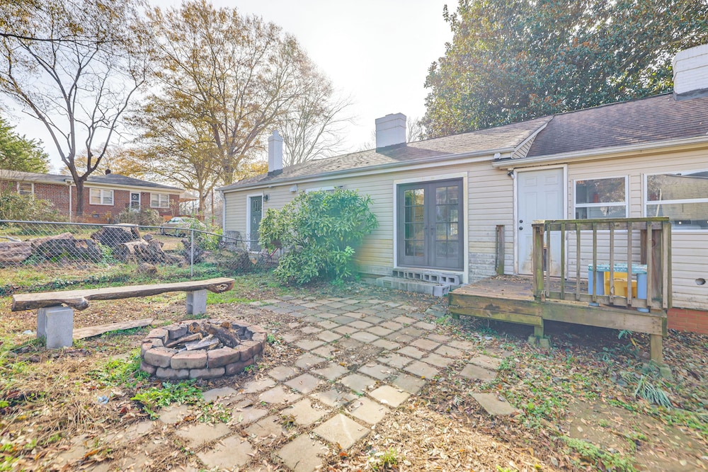 4 Mi to Dtwn: Home w/ Fire Pit in Greenville