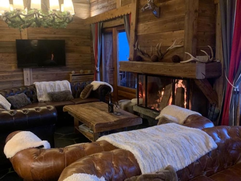 Luxueux Chalet Baron Meg ve vue Jaccuzi Pour 12