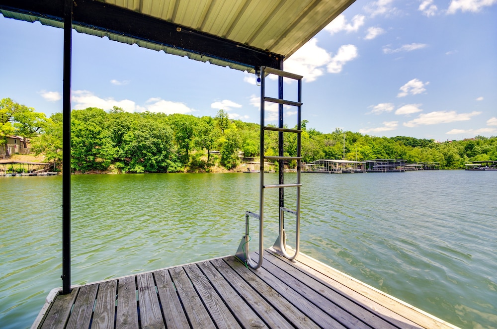 Dock & Boat Slip: Lakefront Osage Beach Home! view 2